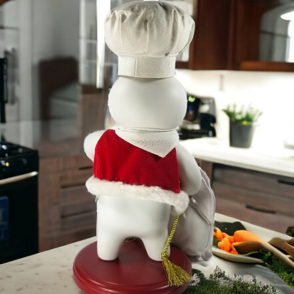 Rare Santa Doughboy Porcelain Collector’s Doll L.E. Danbury Mint & Pillsbury Co. - Picture 3 of 16